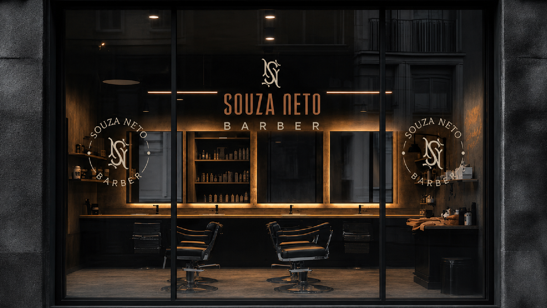 Interior Barbearia